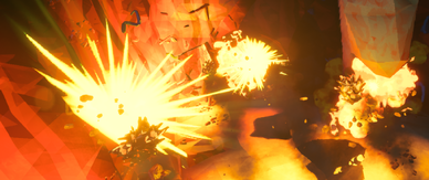 Hiveguard's Rock Burst (Explosion)